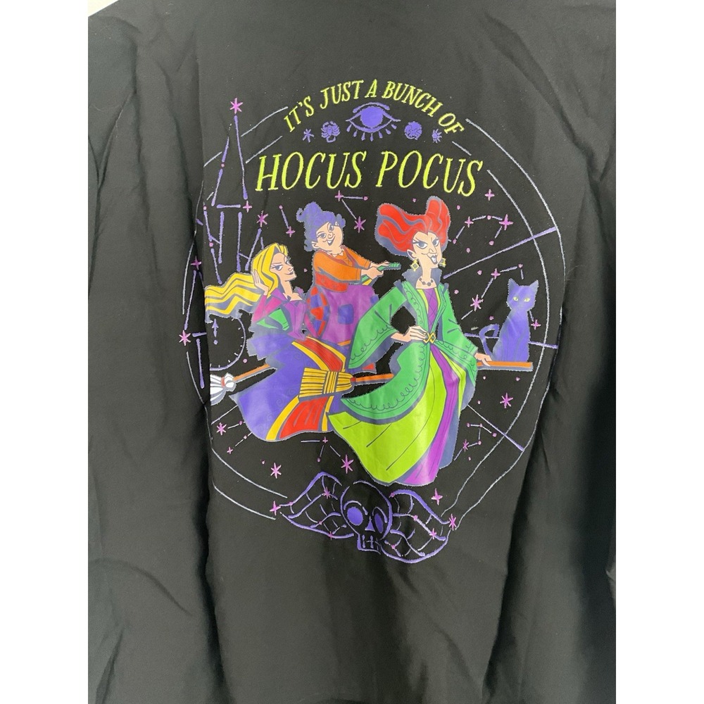 Her Universe Disney‎ Hocus Pocus Front Tie Woven Button-Up Shirt NWT Women's 2XL - Picture 8 of 12